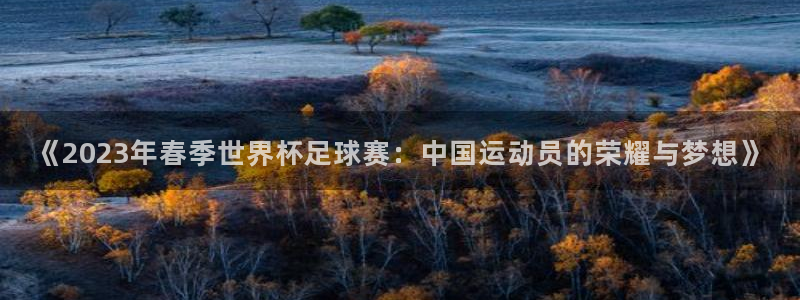 球客岛：《2023年春季世界杯足球赛：中国运动员的荣耀与梦想》